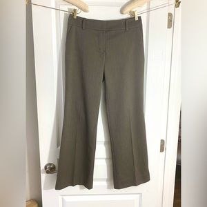 Trina Turk Mid Rise Herringbone Flare Leg Pants